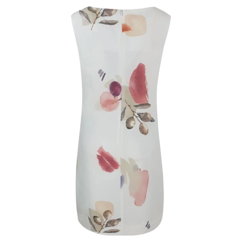 Midi Sleeveless Linen-Blend Dress - Olive By Haris Cotton 2 Midi Sleeveless Linen-Blend Dress - Olive By Haris Cotton - Image 2