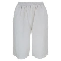 Linen Bermuda - White By Haris Cotton