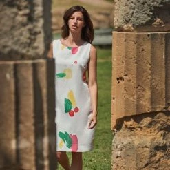 Midi Sleeveless Linen-Blend Dress Cherry Tree By Haris Cotton 6 Midi Sleeveless Linen-Blend Dress Cherry Tree By Haris Cotton -Cheap Haris Cotton Store fdaz9i5ri1rkohqd45nh