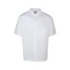 Short Sleeved Front Pocket Linen Shirt - White By Haris Cotton