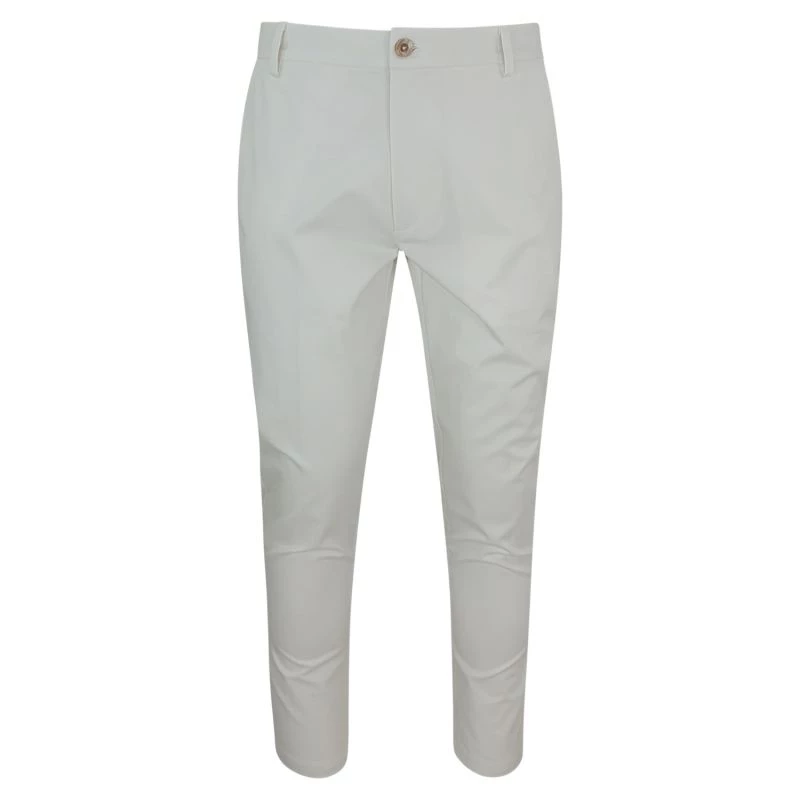 Straight Leg Pockets Pants - White By Haris Cotton 1 Straight Leg Pockets Pants - White By Haris Cotton
