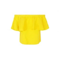 Off Shoulders Linen Cropped Top With Ruffles - Sunrise Yellow By Haris Cotton 5 Off Shoulders Linen Cropped Top With Ruffles - Sunrise Yellow By Haris Cotton -Cheap Haris Cotton Store ikizdjwjccsgw9tecpnx