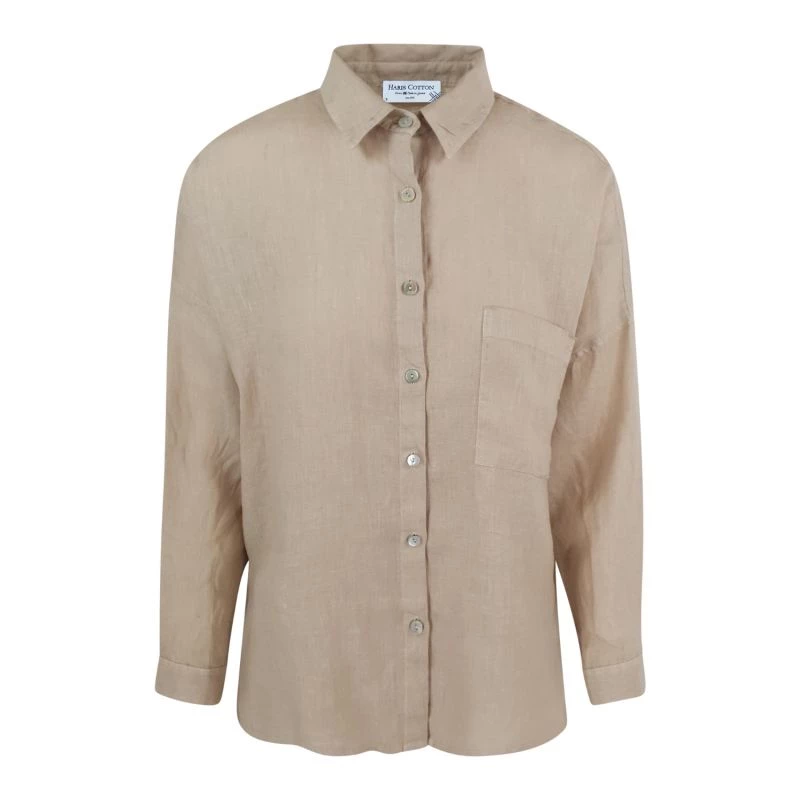 Linen Shirt - Beach Sand By Haris Cotton 1 Linen Shirt - Beach Sand By Haris Cotton