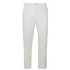 Linen Pants With Back Cargo Pockets - White By Haris Cotton