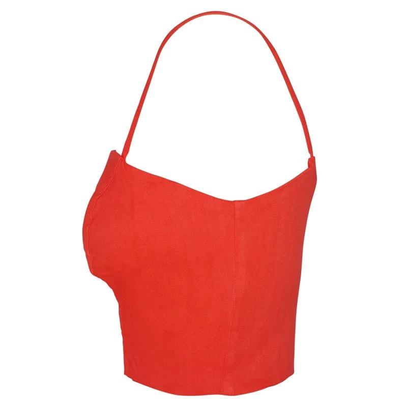 Linen Blend Stretch Bust - Coral Reef By Haris Cotton 3 Linen Blend Stretch Bust - Coral Reef By Haris Cotton - Image 3