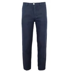 Leonidas Linen Pants Blue Marine By Haris Cotton