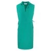 Sleevless Linen Midi Dress- Island Green By Haris Cotton