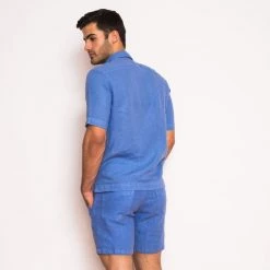 Short Sleeved Front Pocket Linen Shirt- Reggata By Haris Cotton -Cheap Haris Cotton Store orxy4y9ph8okdg3damq4