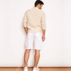 Safari Linen Bermuda - White By Haris Cotton 6 Safari Linen Bermuda - White By Haris Cotton -Cheap Haris Cotton Store q8udk6xmccq300rr9qke