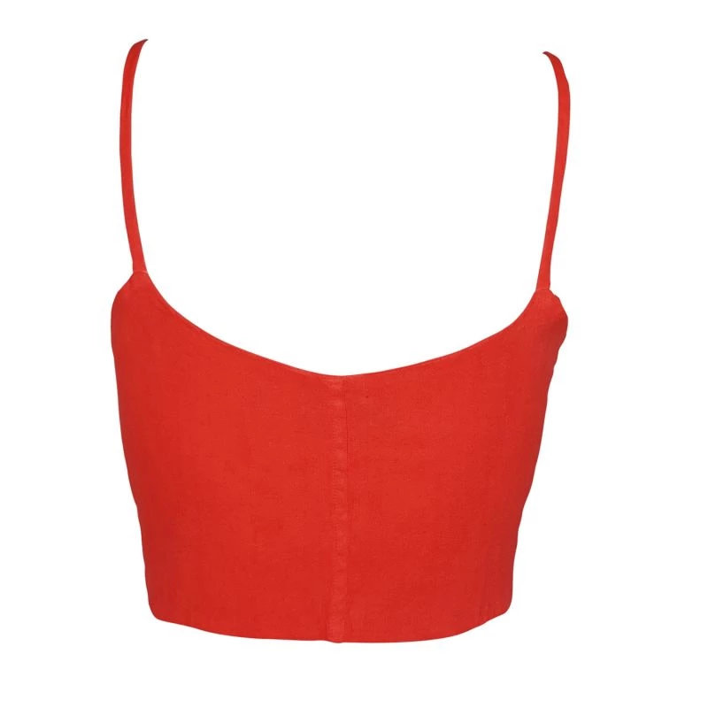 Linen Blend Stretch Bust - Coral Reef By Haris Cotton 2 Linen Blend Stretch Bust - Coral Reef By Haris Cotton - Image 2