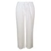 Wide Legged Linen Pants - White By Haris Cotton