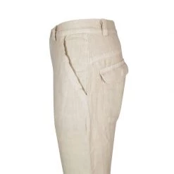Linen Pants With Back Cargo Pockets - Paloma By Haris Cotton -Cheap Haris Cotton Store tyoumubpneksh5kmmuve