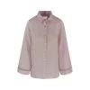 Linen Shirt With Long Sleeves - Violet By Haris Cotton