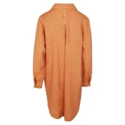 Long Sleeved Oversized Linen Shirt Dress-Tan By Haris Cotton -Cheap Haris Cotton Store ux7jzjrkkgzmt2vg1zyi