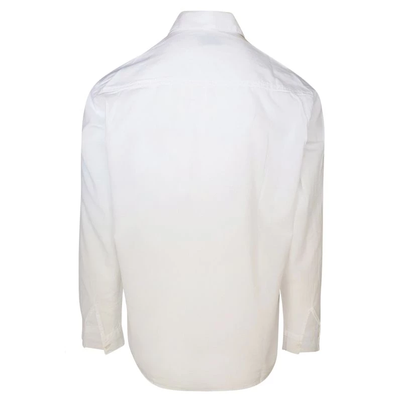 Long Sleeved Cotton Shirt - White By Haris Cotton 3 Long Sleeved Cotton Shirt - White By Haris Cotton - Image 3