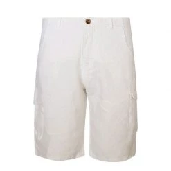 Safari Linen Bermuda - White By Haris Cotton