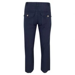 Linen Pants With Back Cargo Pockets- Blue Marine By Haris Cotton -Cheap Haris Cotton Store xjlvaqw5y1ge21cuqktk