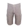 Safari Linen Bermuda - Stone Grey By Haris Cotton